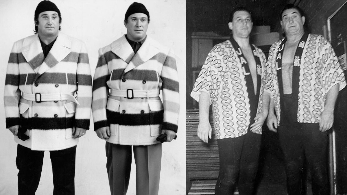 Murder Inc. were, first, Tiny and Al Mills (left photo) and then Tiny Mills & Stan Kowalski.