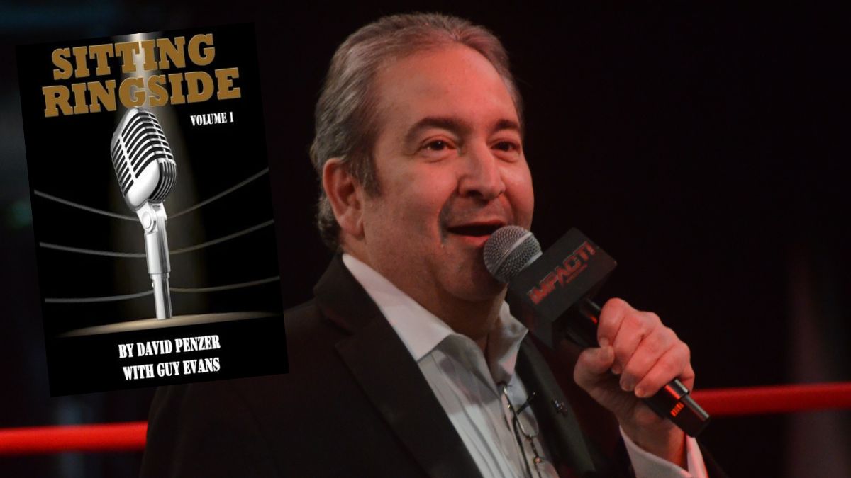 Ring announcer Dave Penzer at Impact Wrestling Sacrifice on Friday, March 24, 2023, at St. Clair College in Windsor, Ontario. Photo by Brad McFarlin