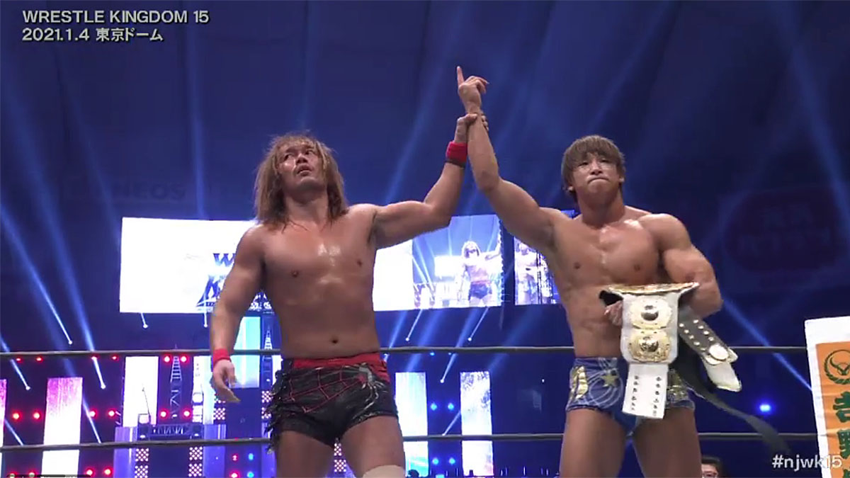 Ibushi becomes a double champion at Wrestle Kingdom