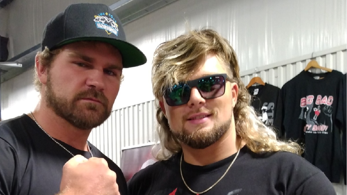 Brock Anderson and Brian Pillman Jr. Photo by Bob Kapur