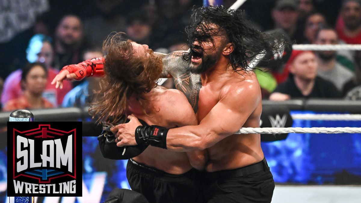 Sami Zayn takes it to Roman Reigns in the main event of WWE Elimination Chamber