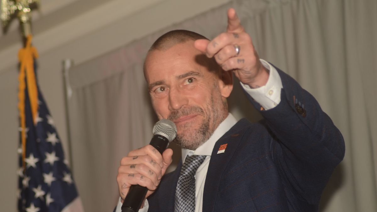 CM Punk at the Cauliflower Alley Club banquet on Wednesday, August 30, 2023, at the Plaza Hotel & Casino in Las Vegas. Photo by Brad McFarlin