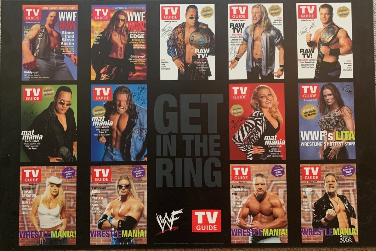 TV Guide Canada WWF covers