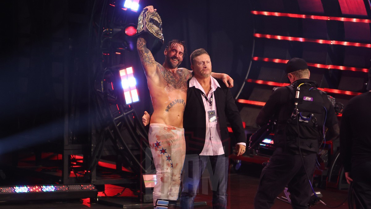 Punk and his pal Ace Steel during better times in AEW. Courtesy: