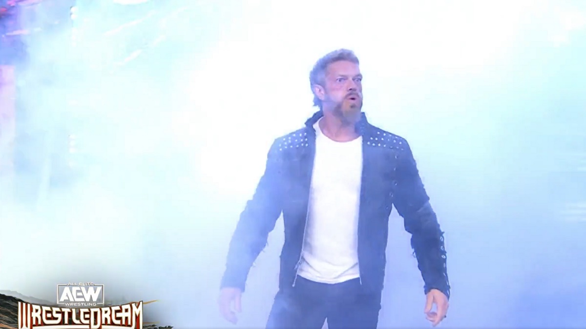 Adam Copeland at WrestleDream on Sunday, October 1, 2023, at Climate Pledge Arena in Seattle.