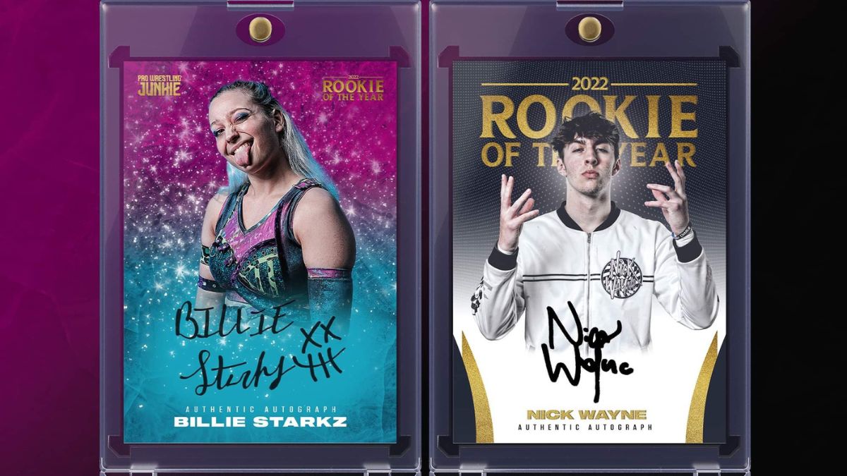 Too Sweet Antiques & Pro Wrestling Junkie create wrestling card art