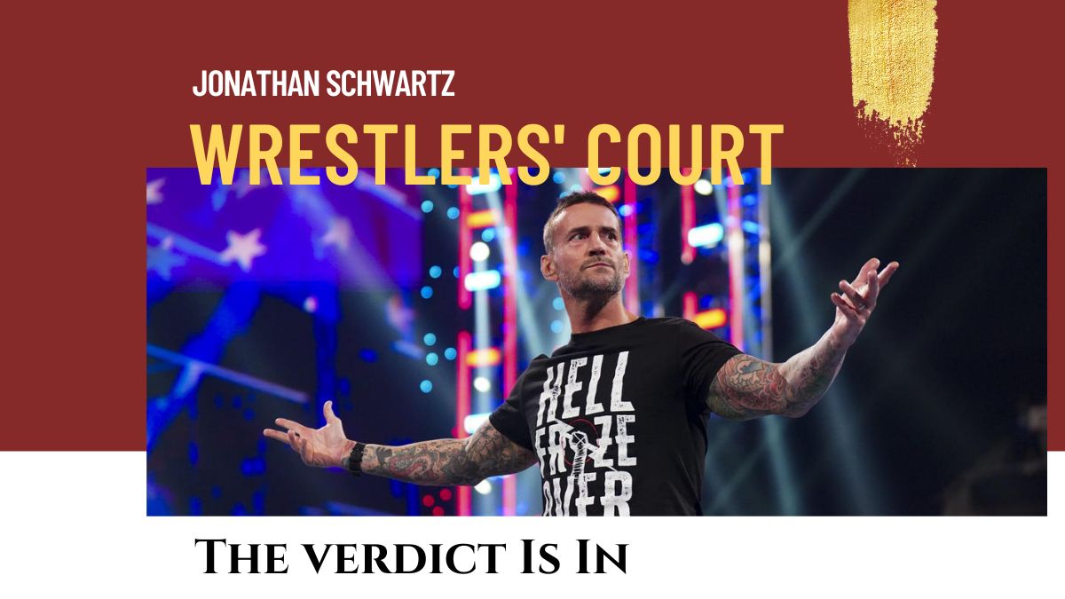 CM Punk on Friday Night Smackdown on Dec. 8, 2023. WWE photo