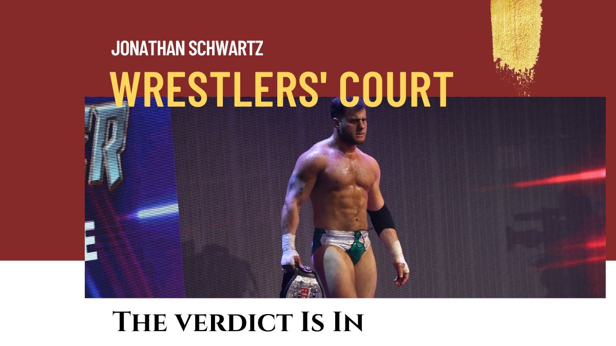 MJF at AEW Dynamite, at the Liacouras Center, in Philadelphia, on Wednesday, October 25, 2023. Photo by George Tahinos, https://georgetahinos.smugmug.com