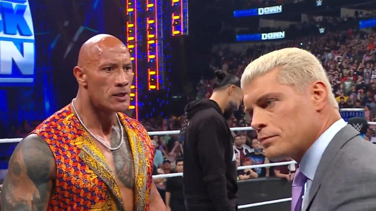 The Rock and Cody Rhodes