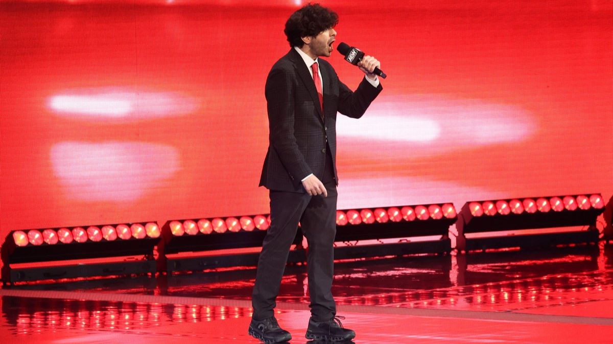 Tony Khan on Wednesday, January 3, 2024 at the Prudential Center in Newark, NJ. Photo by George Tahinos, https://georgetahinos.smugmug.com
