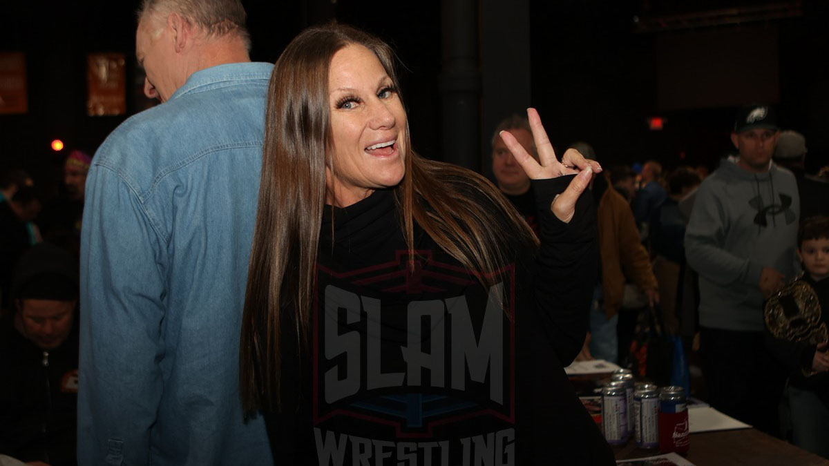 Madusa/Alundra Blayze at the Icons of Wrestling Convention & Fanfest on Saturday, December 17, 2022, at the 2300 Arena, in Philadelphia, PA. Photo by George Tahinos, https://georgetahinos.smugmug.com