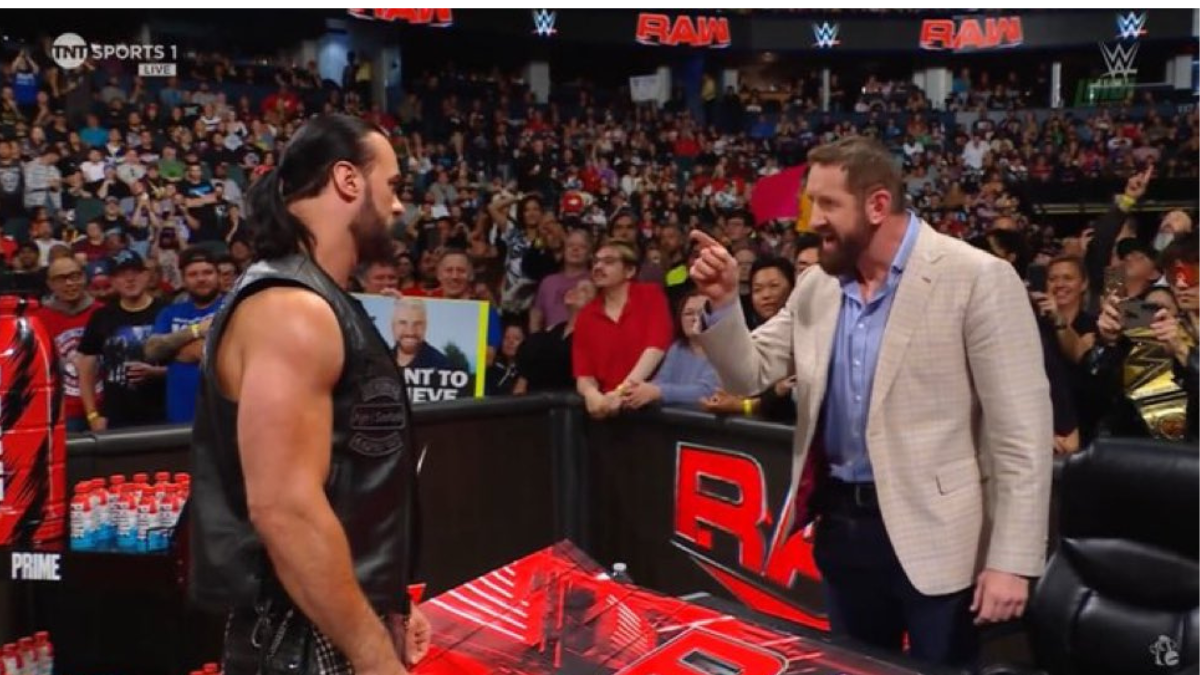 Drew threatens Wade on Raw.