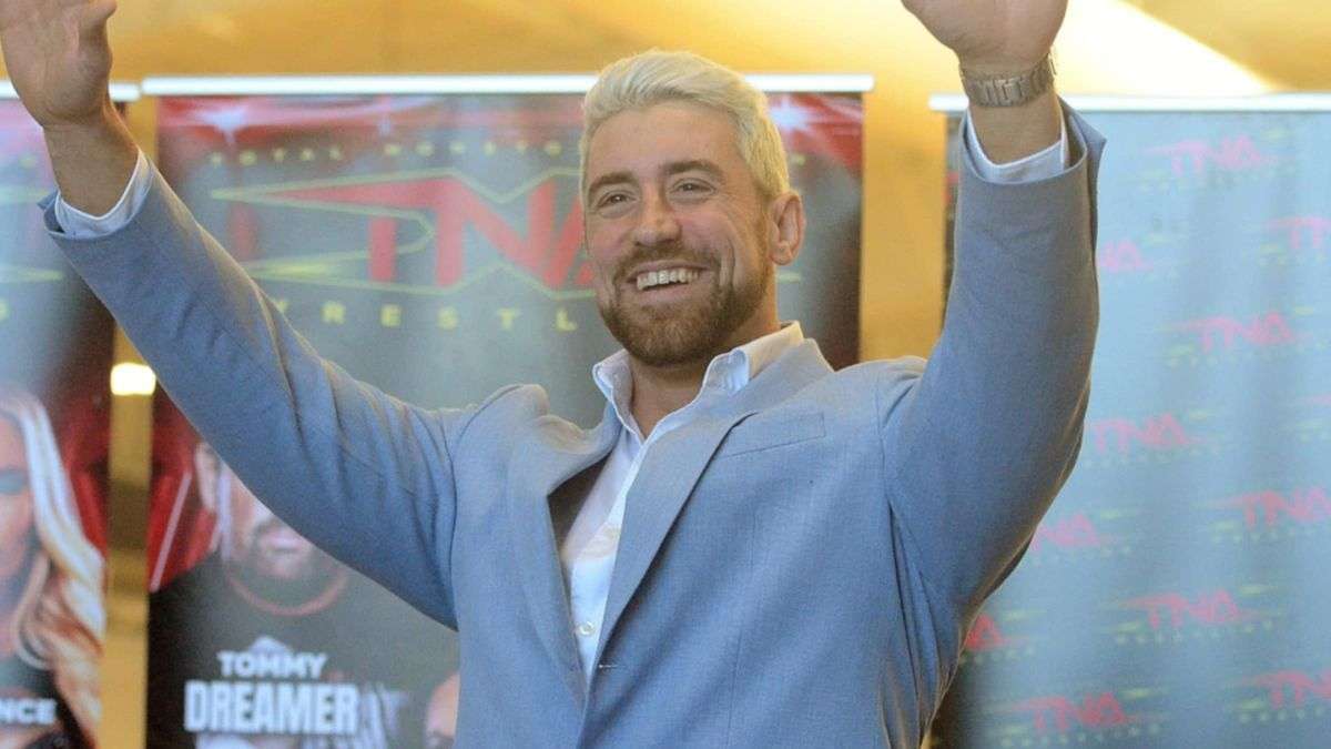 Joe Hendry at TNA Bound for Glory Press Conference in Detroit on October 24, 2024. Photo by Brad McFarlin.