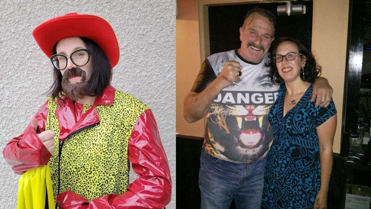 Jamie Hemmings dressed up as 