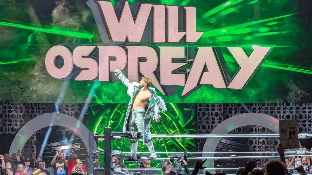 Will Ospreay at AEW Dynamite at the Gateway Center Arena in College Park, Georgia, on Wednesday, February 5, 2025. Photo by Al Getz