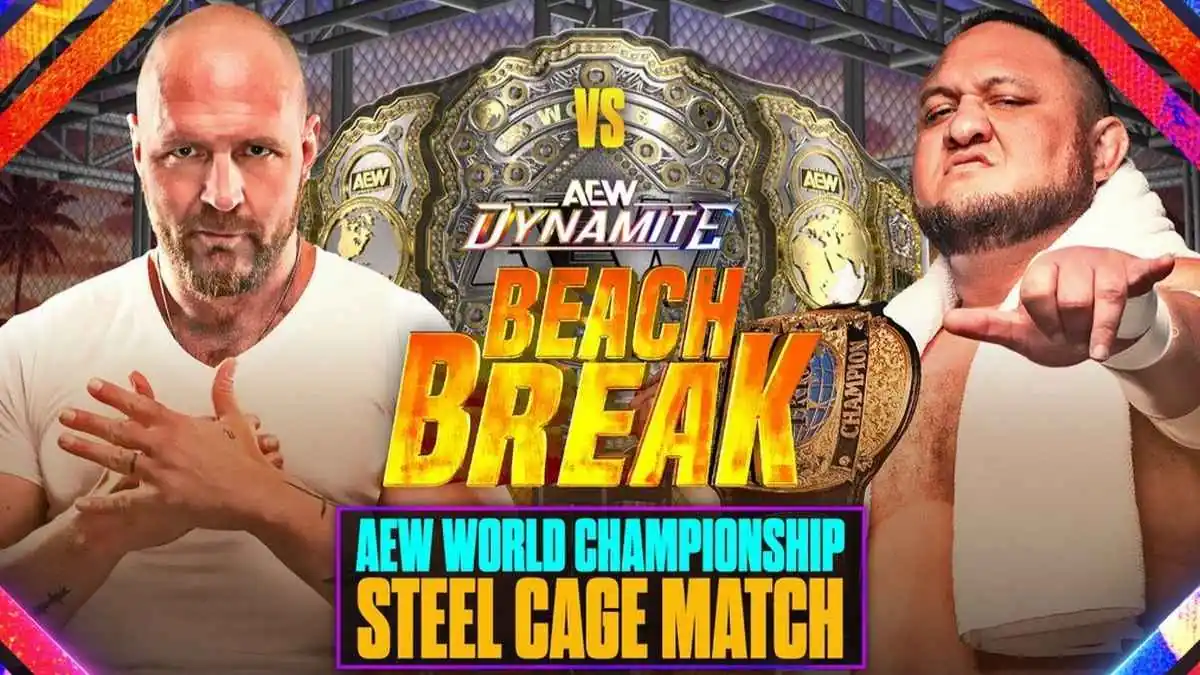 AEW Dynamite Beach Break poster. May 14, 2025.