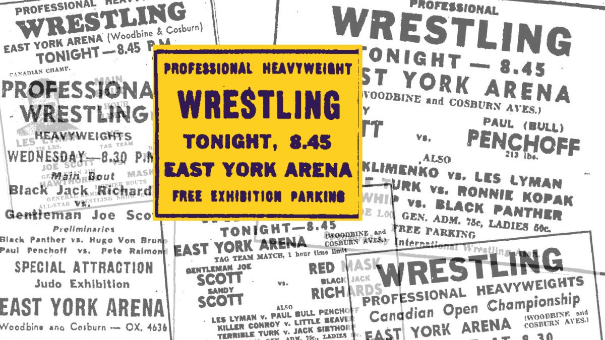 East York Arena, Toronto, banner