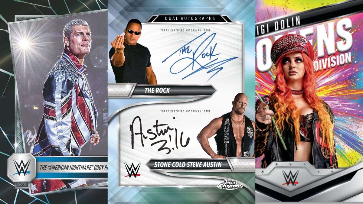 2025 TOPPS CHROME WWE COVER