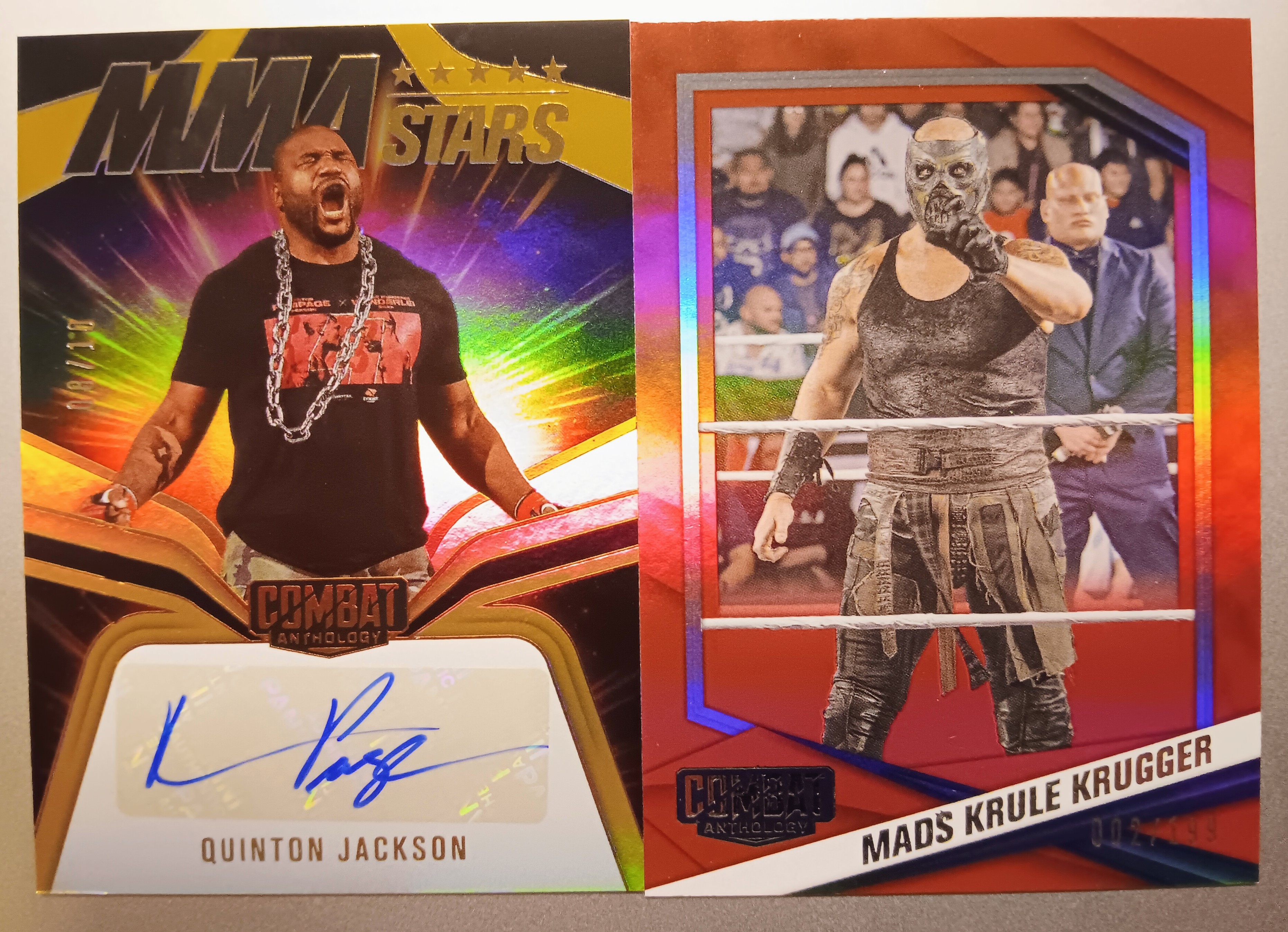 Quinton Jackson Mads Krugger panini cards