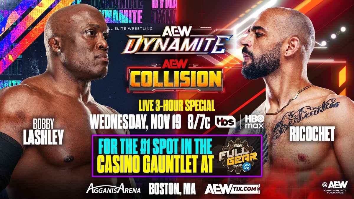 Ricochet Bobby Lashley AEW Dynamite Nov. 19, 2025