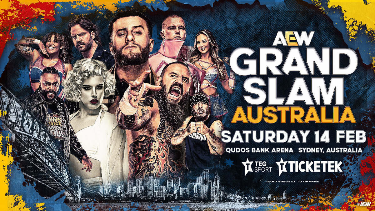AEW World Title Match Set For Grand Slam Australia After Dynamite Shock