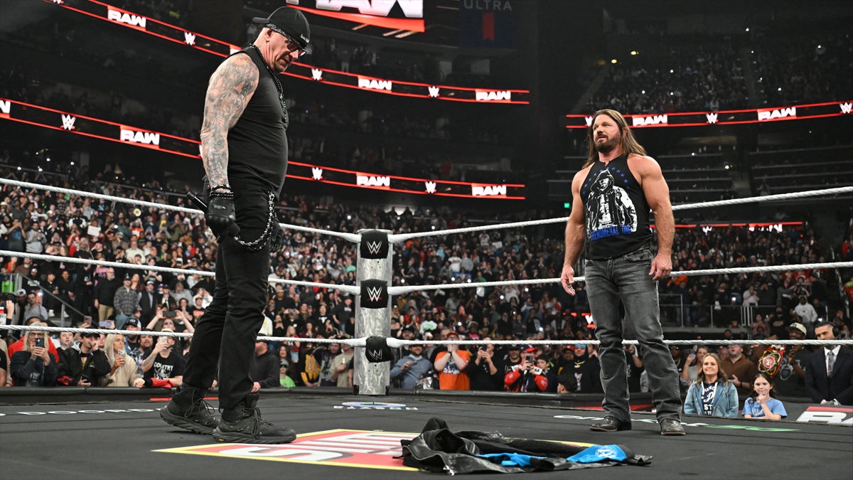 AJ Styles Blindsided By The Undertaker's Hall Of Fame Announcement On WWE Raw