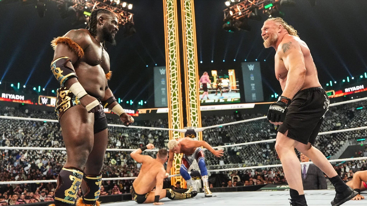 Oba Femi Predicts Brock Lesnar Match “Will Happen Soon”