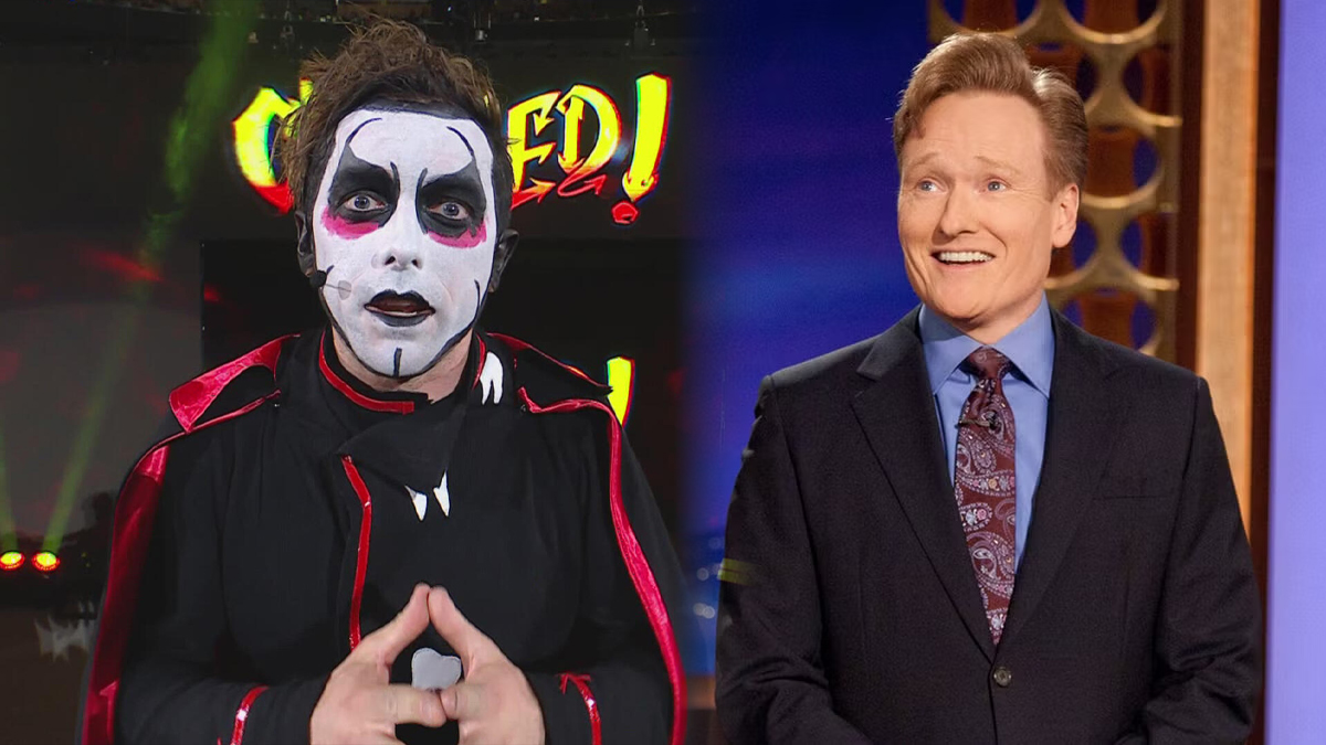 Conan O’Brien Reacts To Danhausen’s WWE Debut