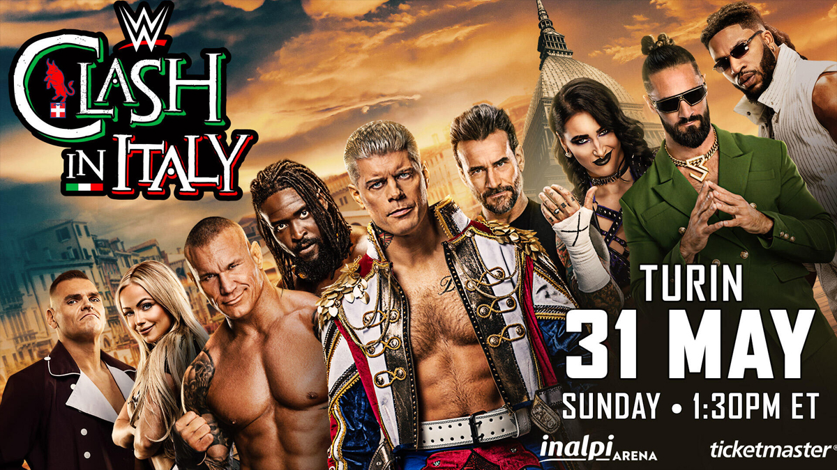 WWE Clash In Italy 2026 Poster
