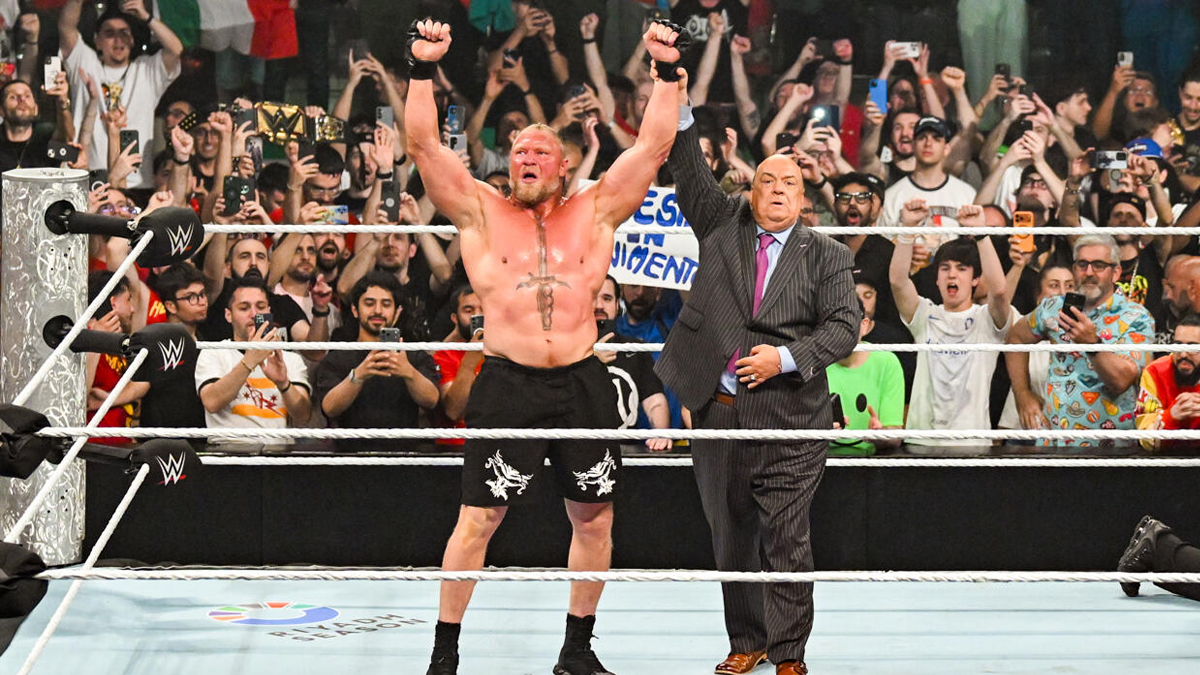 Brock Lesnar Gets Revenge On Oba Femi At Clash In Italy
