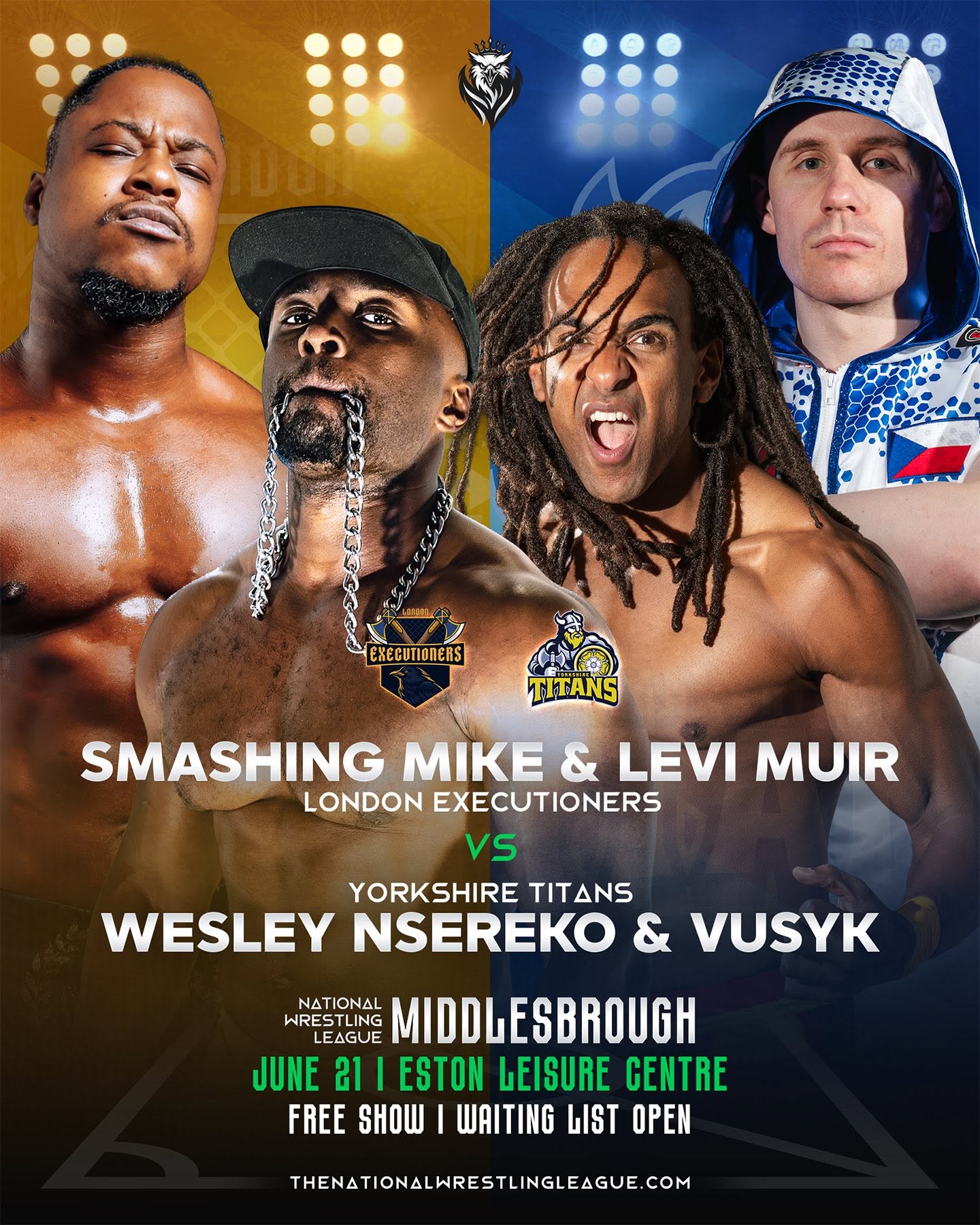 Smashing Mike and Levi Muir vs Wesley Nsereko and Vusyk