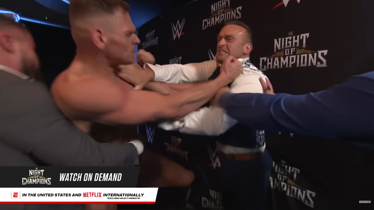 “You Screwed Me Over!” Gunther Goes Off on Nick Aldis