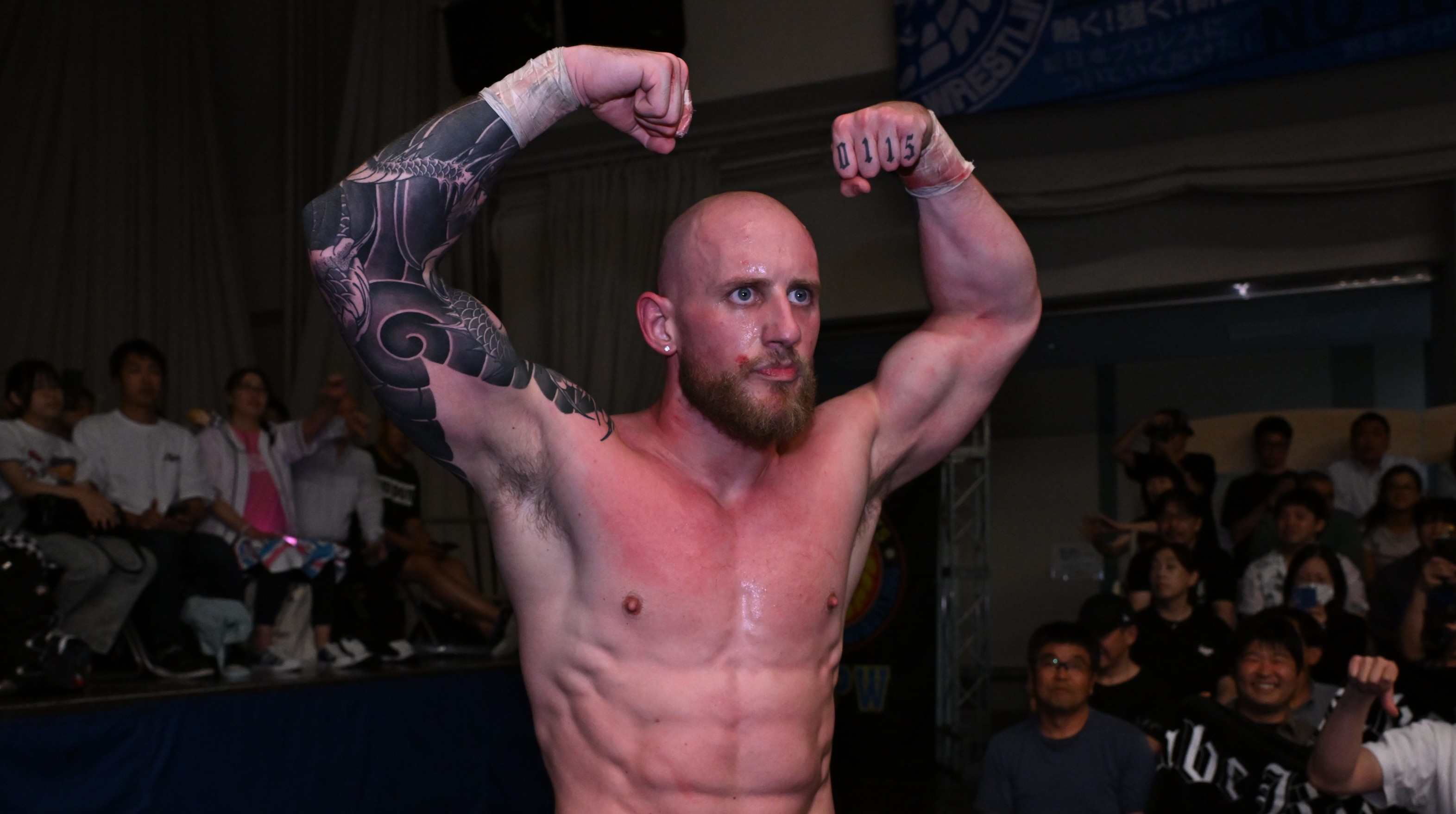 Gabe Kidd Attacks Hiroshi Tanahashi Following Global Title Win