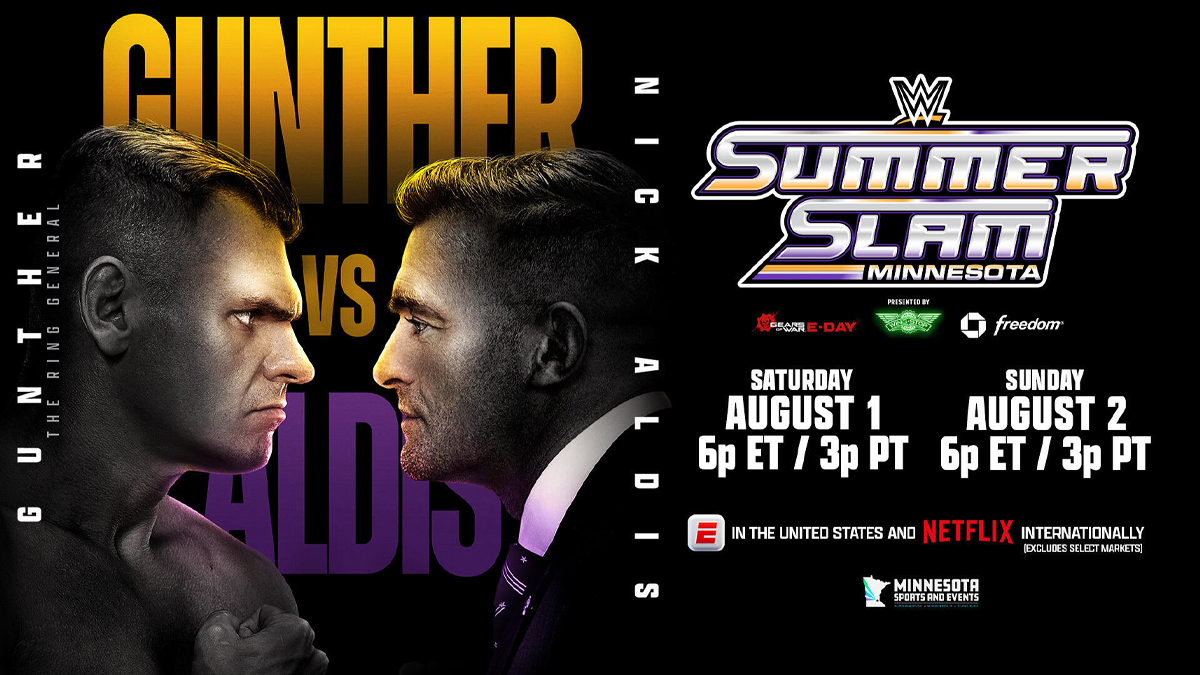Nick Aldis vs. Gunther Officially Confirmed For SummerSlam