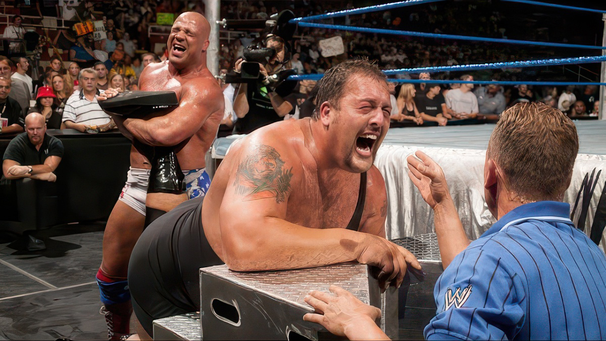 Kurt Angle Says Vince McMahon Came Up With Controversial Big Show Angle