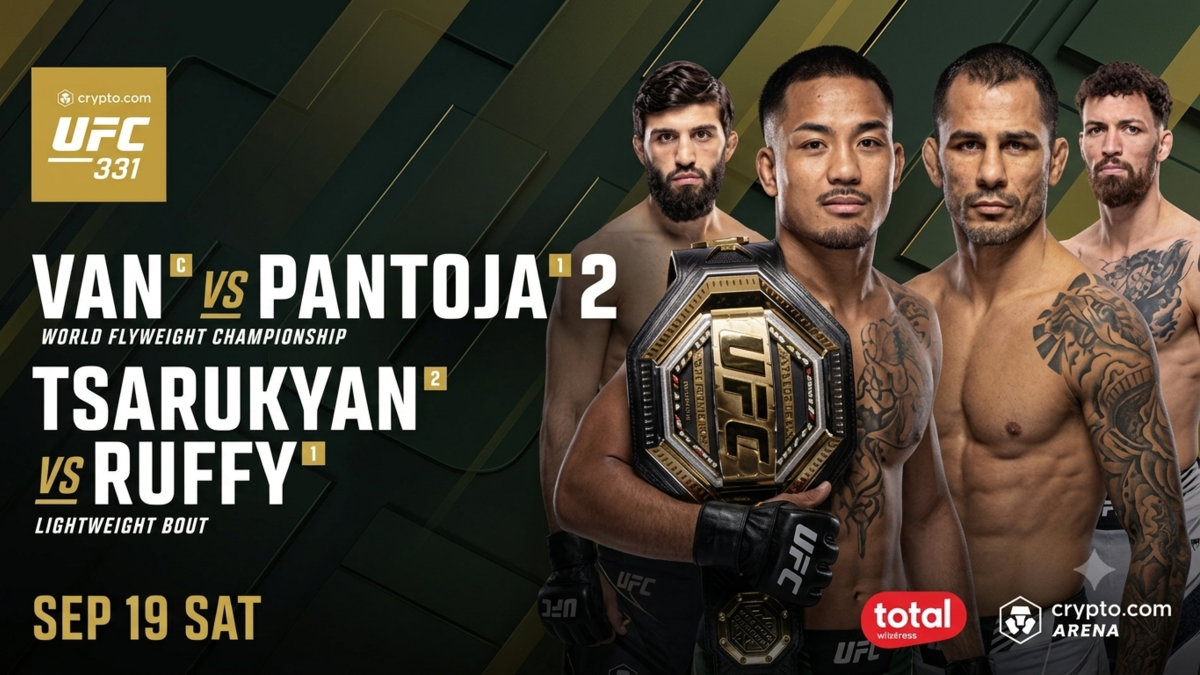 UFC 331 Announced With Van-Pantoja 2 Headlining