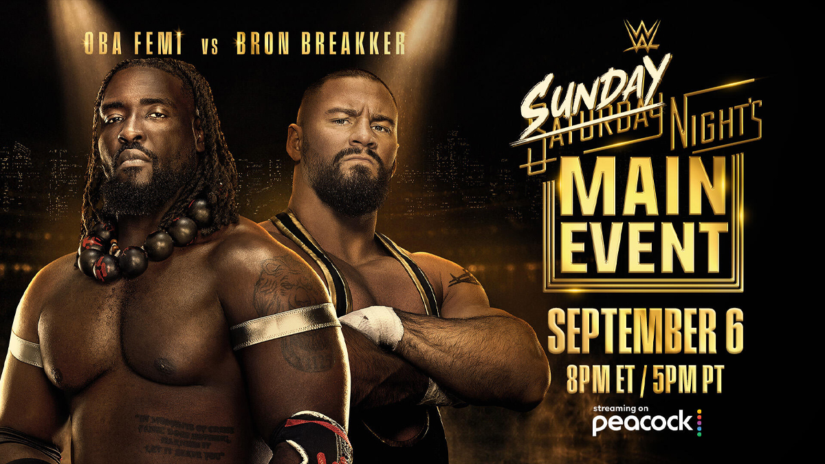 Bron Breakker vs. Oba Femi Officially Set For WWE Sunday Night's Main Event