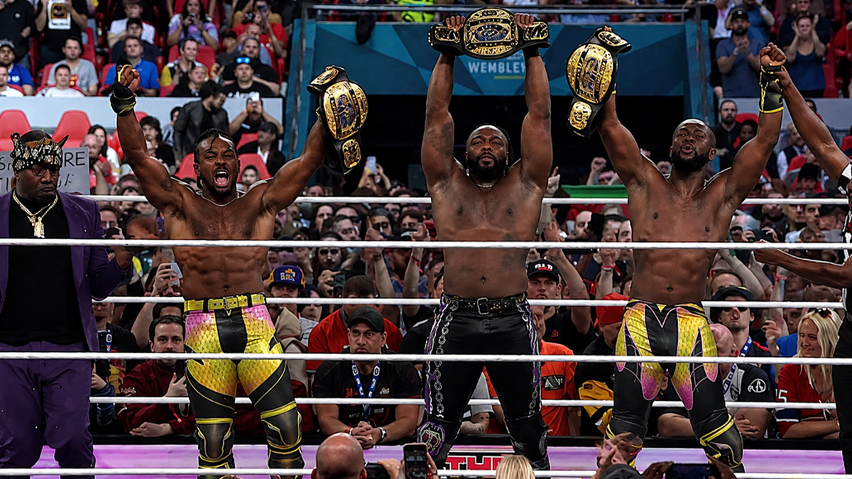 Kofi Kingston And Xavier Woods Debut At AEW All In: London And Win Gold